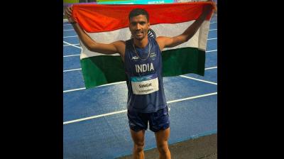 सीडब्ल्यूजी 2026: गुलवीर सिंह ने पुरुषों की 10,000 मीटर दौड़ में जीता सिल्वर