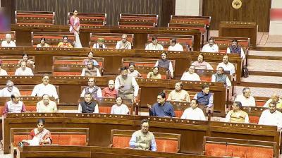 राज्यसभा में हंगामा जारी, फिर नहीं चल सका प्रश्नकाल