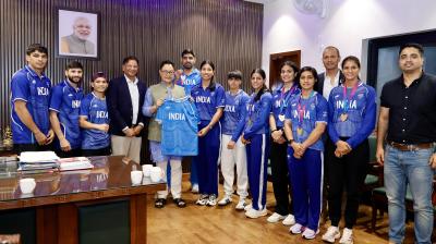 सीडब्ल्यूजी 2026: मुक्केबाजी दल से मिले किरेन रिजिजू, मेडल जीतने पर