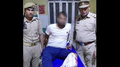 फिरोजाबाद में पुलिस से मुठभेड़ में एक बदमाशघायल, साथी भी गिरफ्तार