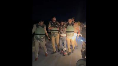 यूपी: बहराइच में पुलिस मुठभेड़ के बाद बिजली तार चोर गिरोह के 5 शातिर