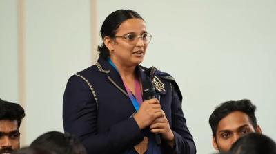 डिस्कस थ्रो में ब्रॉन्ज जीतने वालीं सीमा कालीरमन ने प्रधानमंत्री से