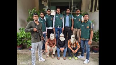 दिल्ली पुलिस ने 'गैंगलैंड' के तीन गुर्गों को किया गिरफ्तार, रंगदारी
