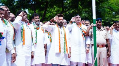 चिराग पासवान ने बिहार प्रदेश कार्यालय में किया ध्वजारोहण, बोले-