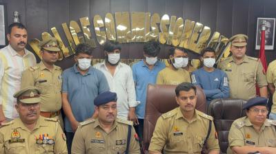 नोएडा में डेढ़ करोड़ की चोरी का खुलासा; छह आरोपी गिरफ्तार, 1.48 करोड़
