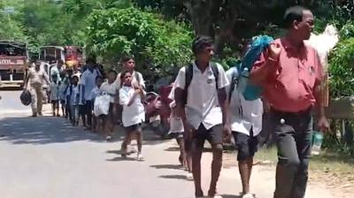 ओडिशा के केंद्रपाड़ा में बाढ़ का कहर, कुलासाही आश्रम में फंसे 255 छात्रों का रेस्क्यू