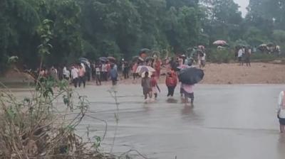 छत्तीसगढ़: स्कूल से छुट्टी के बाद घर लौट रहे तीन मासूम घोंघा नदी में