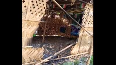 पूर्व विधायक की कार पर हमले के अगले दिन आईएसएफ पार्टी के दफ्तर में