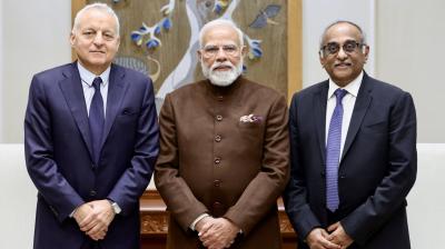 प्रधानमंत्री मोदी ने रोल्स-रॉयस के सीईओ से की मुलाकात