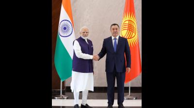 प्रधानमंत्री मोदी और किर्गिज गणराज्य के राष्ट्रपति से की मुलाकात,