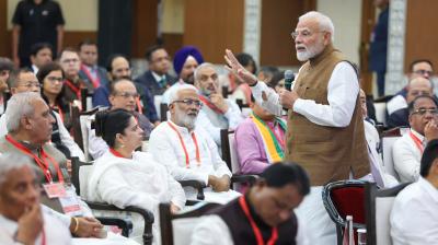 जल सुरक्षा पर केंद्र और राज्यों को मिलकर काम करना होगा: पीएम मोदी