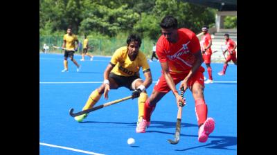 सीनियर पुरुष इंटर-डिपार्टमेंट हॉकी: आरएसपीबी ने टीएनपी को 12-1 से