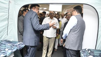 सीएम पटेल ने गुजरात विधानसभा में 'भीष्म क्यूब-आर300' के प्रदर्शन का