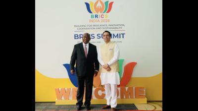 ब्रिक्स सम‍िट 2026: दक्षिण अफ्रीका, युगांडा और उरुग्वे से भारत पहुंचे