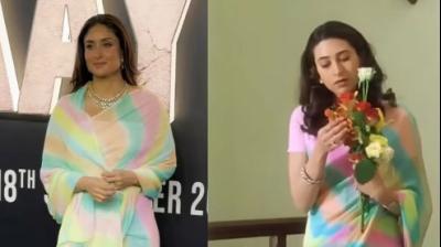 'सिस्टर्स गोल', करीना कपूर ने रीक्रिएट किया बहन करिश्मा का आइकॉनिक
