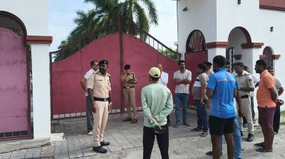 बिहार : निजी स्कूल के गेट पर बदमाशों ने चलाई गोली, 50 लाख की रंगदारी