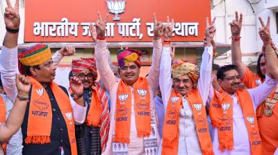 राजस्थान निकाय चुनाव में भाजपा का दबदबा, 9,900 में से 4,026 वार्डों