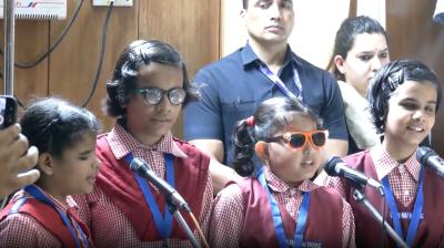 उत्तराखंड: मुख्यमंत्री धामी ने दृष्टिबाधित बच्चों के साथ मनाया अपना
