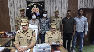 मोबाइल स्नैचिंग गिरोह का खुलासा, 22 मोबाइल और चोरी की बाइक बरामद