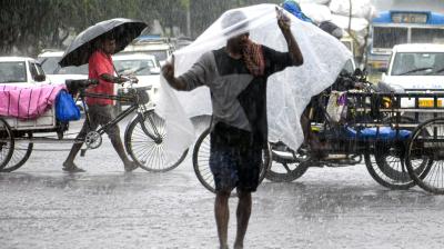 दक्षिण बंगाल में तीन से चार दिनों तक बारिश और आंधी-तूफान की संभावना,