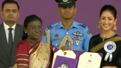 72वां राष्ट्रीय फिल्म पुरस्कार : यामी गौतम को 'आर्टिकल 370' और