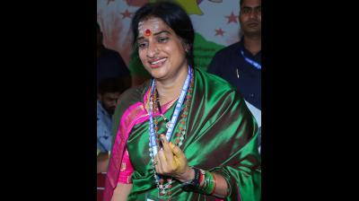 भाजपा नेता माधवी लता की कर्नाटक के बागलकोट जिले में एंट्री बैन,