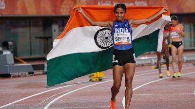 एशियन गेम्स: भारत का 16 साल लंबा इंतजार खत्म, सीमा कुमारी ने महिलाओं