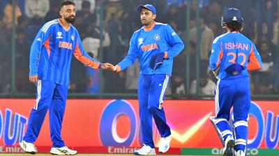 टी20 वर्ल्ड कप: नामीबिया को 93 रन से रौंदकर ग्रुप-ए में शीर्ष पर पहुंचा भारत