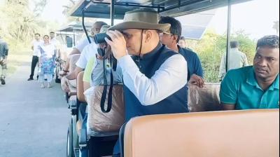 मुख्य सचिव वी श्रीनिवास का भरतपुर दौरा, केवलादेव राष्ट्रीय उद्यान का
