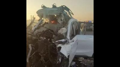 बेंगलुरु : राष्ट्रीय राजमार्ग पर कार, बाइक और कैंटर की टक्कर में सात लोगों की मौत