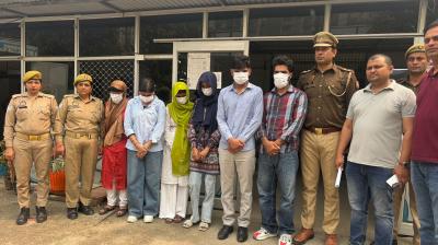 नोएडा में फर्जी जॉब रैकेट का भंडाफोड़, 4 महिलाओं समेत 6 आरोपी गिरफ्तार