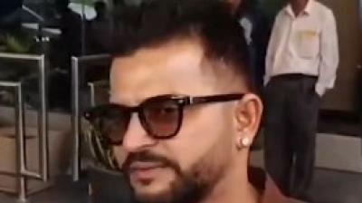 नवरात्रि के पहले दिन मां बज्रेश्वरी मंदिर पहुंचे सुरेश रैना, कहा-