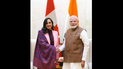 पीएम मोदी और कनाडा की विदेश मंत्री अनीता आनंद की मुलाकात, दोनों देशों