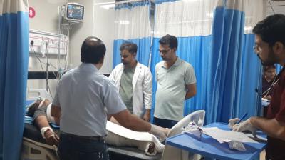 राजस्थान: कोटा में दिल्ली-मुंबई एक्सप्रेसवे पर पुल से नीचे गिरी मिनी
