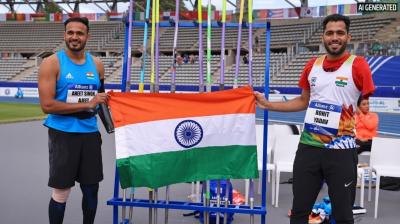 एशियन पैरा गेम्स: मेंस जैवलिन थ्रो एफ46 स्पर्धा में भारत का 'डबल