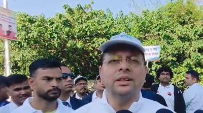 सीएम धामी ने 'नशा मुक्त उत्तराखंड' वॉकथॉन को दिखाई हरी झंडी, 'स्वस्थ