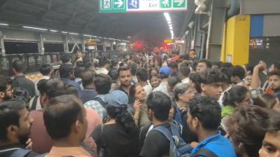 नोएडा मेट्रो ने बनाया नया रिकॉर्ड, एक्वा लाइन पर एक दिन में 1.05 लाख