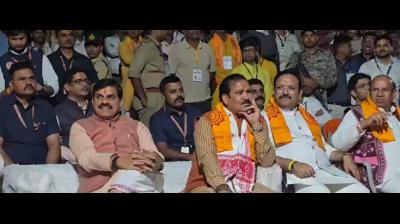 गायत्रीधाम जामली में सीएम मोहन यादव ने विद्यार्थियों से किया संवाद,