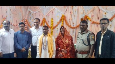 हजारीबाग ओपन जेल में बंद दो पूर्व नक्सली कमांडरों ने रचाई शादी,