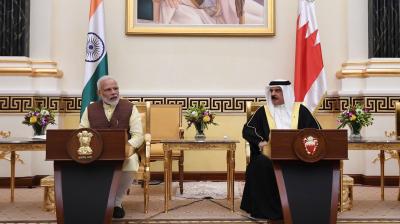 प्रधानमंत्री मोदी ने बहरीन के किंग से पश्चिम एशिया संघर्ष पर की चर्चा