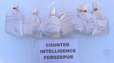 पंजाब में बड़ी कार्रवाई: काउंटर इंटेलिजेंस और BSF ने 6.5 किलो हेरोइन की जब्त, फायरिंग के बाद फरार हुए तस्कर