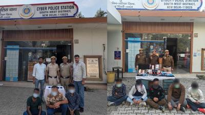 दिल्ली-साउथ वेस्ट साइबर पुलिस ने पकड़ा बड़ा इन्वेस्टमेंट फ्रॉड रैकेट, 11 साइबर ठग गिरफ्तार