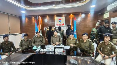 रांची में कुख्यात राहुल सिंह गिरोह के तीन गुर्गे हथियारों के साथ गिरफ्तार