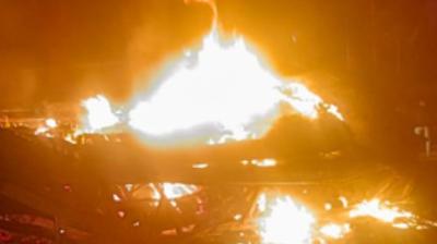 आंध्र प्रदेश में भीषण हादसा, बस और लॉरी की टक्कर के बाद 8 लोगों की जिंदा जलकर मौत