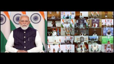 'पश्चिम एशिया संकट का 'टीम इंडिया' बनकर करें मुकाबला', पीएम मोदी ने मुख्यमंत्रियों के साथ बैठक में दिया मंत्र