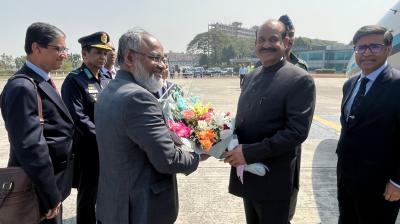 तारिक रहमान के शपथग्रहण में भारत का प्रतिनिधित्व करने ढाका पहुंचे लोकसभा स्पीकर ओम बिरला