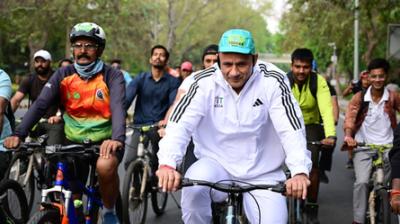 'फिट इंडिया संडे ऑन साइकिल' ने मनाया विश्व स्वास्थ्य दिवस, प्रतिभागियों ने अलग-अलग गेम जोन में लिया हिस्सा