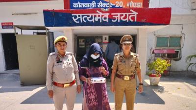 नोएडा: घरेलू सहायिका बनकर चोरी करने वाली महिला गिरफ्तार, 2 लाख बरामद