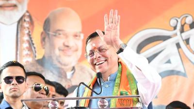 सीएम पुष्कर सिंह धामी का दावा, पश्चिम बंगाल में बनेगी डबल इंजन की सरकार