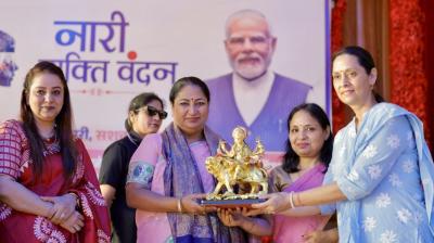 'नारी शक्ति वंदन अधिनियम' देश की करोड़ों माताओं और बहनों के सम्मान का उद्घोष है: रेखा गुप्ता